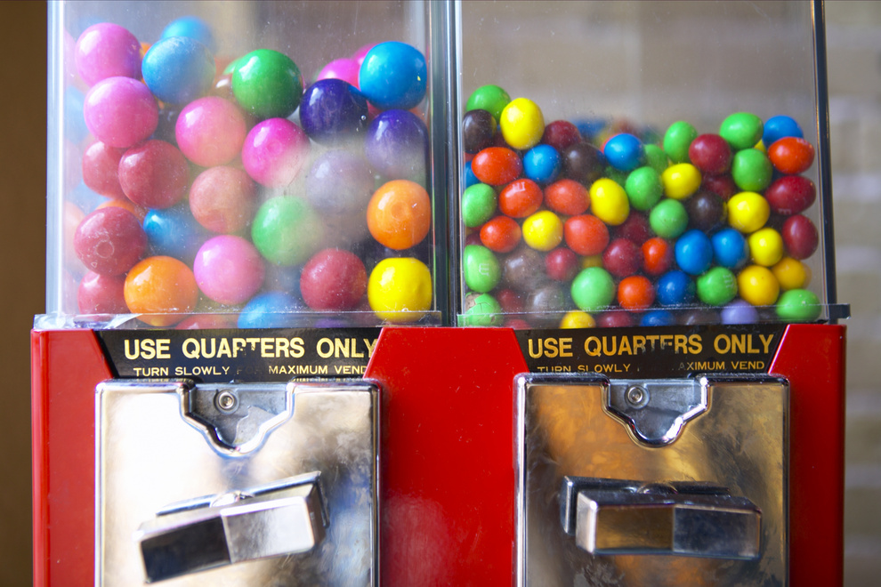 Candy gum ball machine